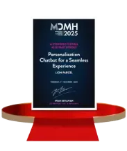 Personalization Chatbot for a Seamless Experience AI-Powered Virtual Assistant Heroes Category in Marketeers Digital Marketing Heroes 2025.png