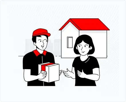 The package will be delivered by courier