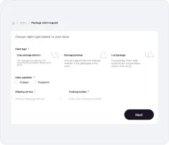 Complete the claim form