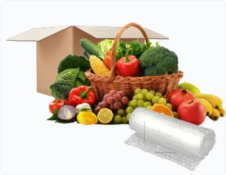 Packing with cardboard box